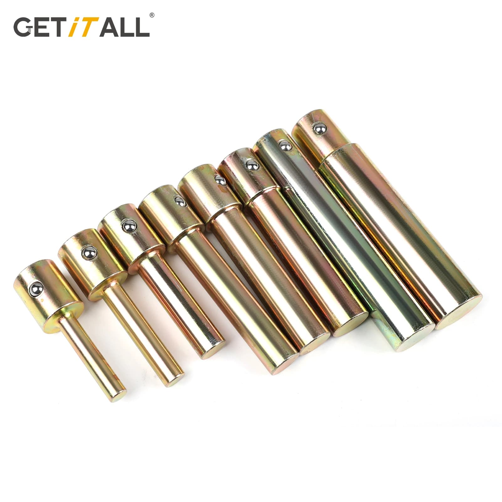 Hydraulic Press Accessory Kit | 8-Pin Set with Memory Adapter & Bracket | 2-20 Ton Capacity - Thumbnail 3