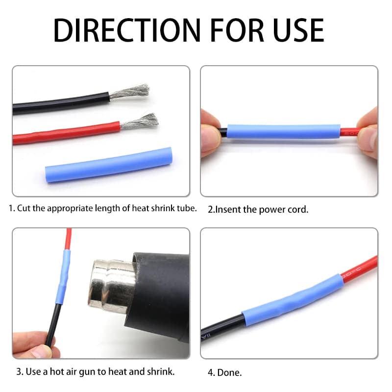 1.7:1 Silicone Heat Shrink Tube 0.8mm ~ 30mm Flexible Cable Sleeve Insulated High Temperature Soft DIY Wire Wrap Protector 2500V - Thumbnail 2