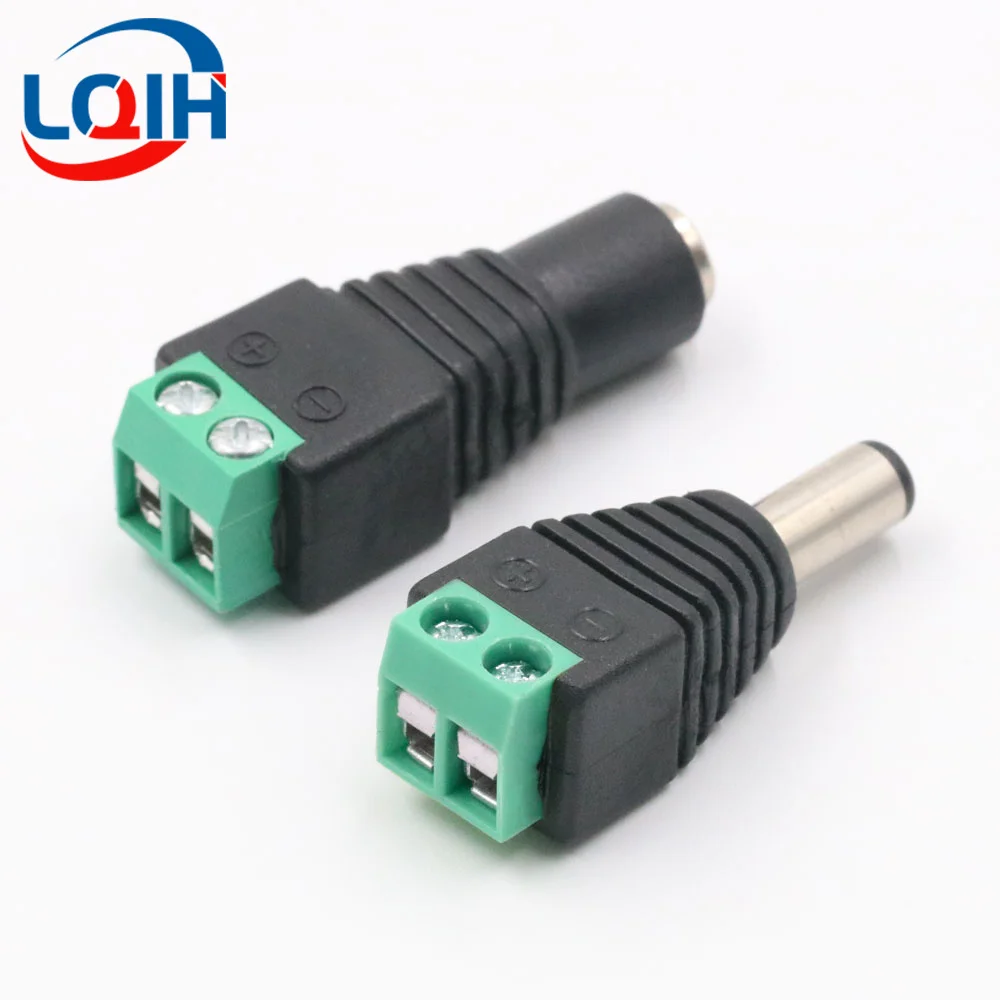 DC Power Connector | 5.5x2.1mm Male to Female Plug | For LED Strips & CCTV - Thumbnail 2