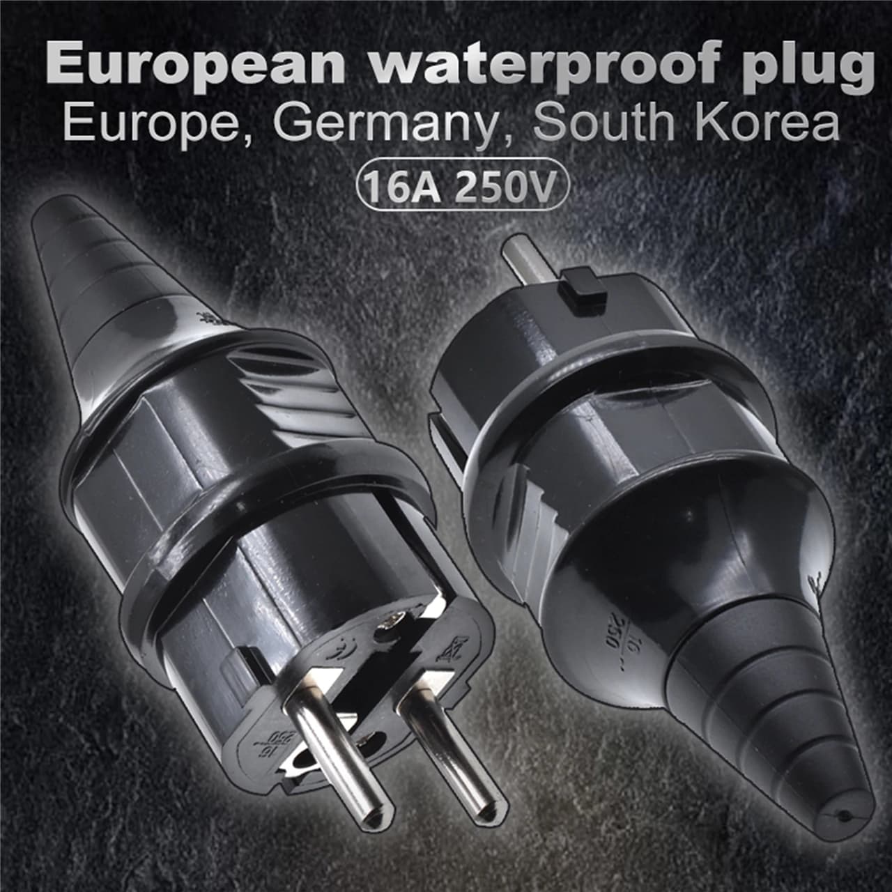 Heavy-Duty 16A Power Plug Adapter | EU Grounded Socket | Industrial Waterproof Design - Thumbnail 2