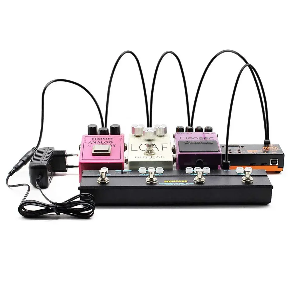Guitar Pedal Power Supply Daisy Chain | 9V DC Multi-Plug Adapter for Effects Boards - Thumbnail 3