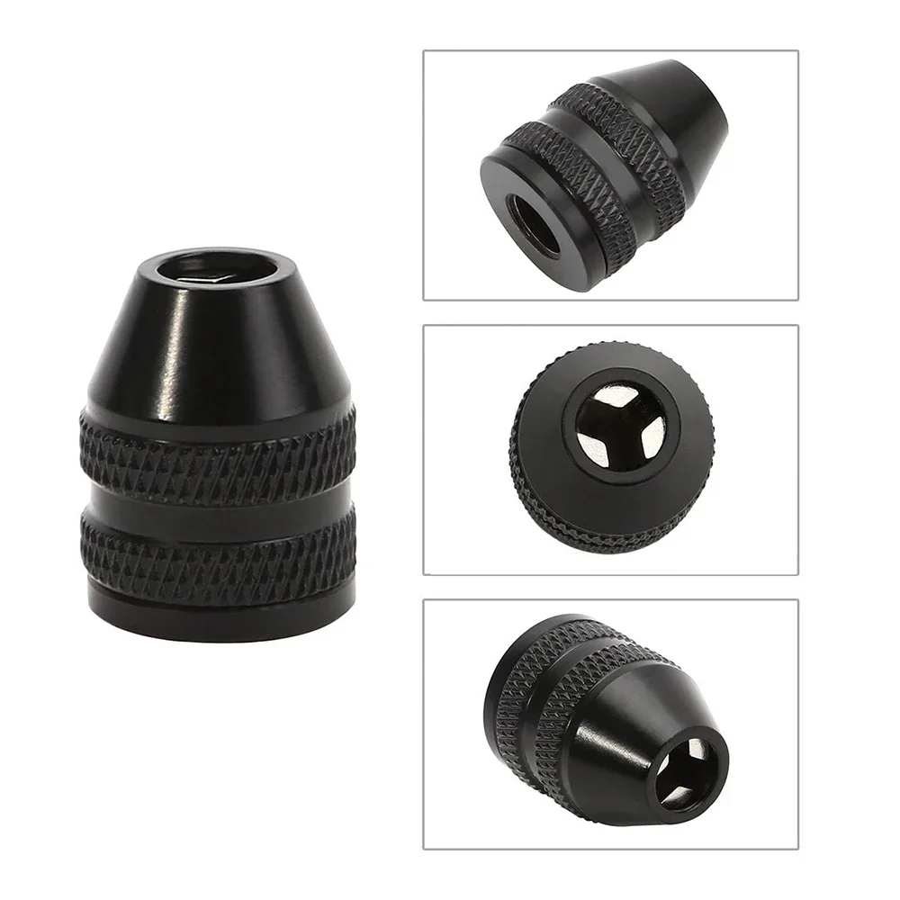 1/4 Hex Shank Drill Chuck Adapter | Keyless Screwdriver & Impact Driver Bit Converter - Thumbnail 4
