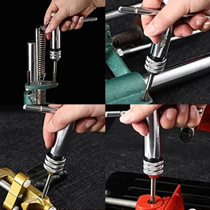 T-Handle Tap Wrench Set | Adjustable M3-M12 | Precision Hand Tapping Tools - Thumbnail 2