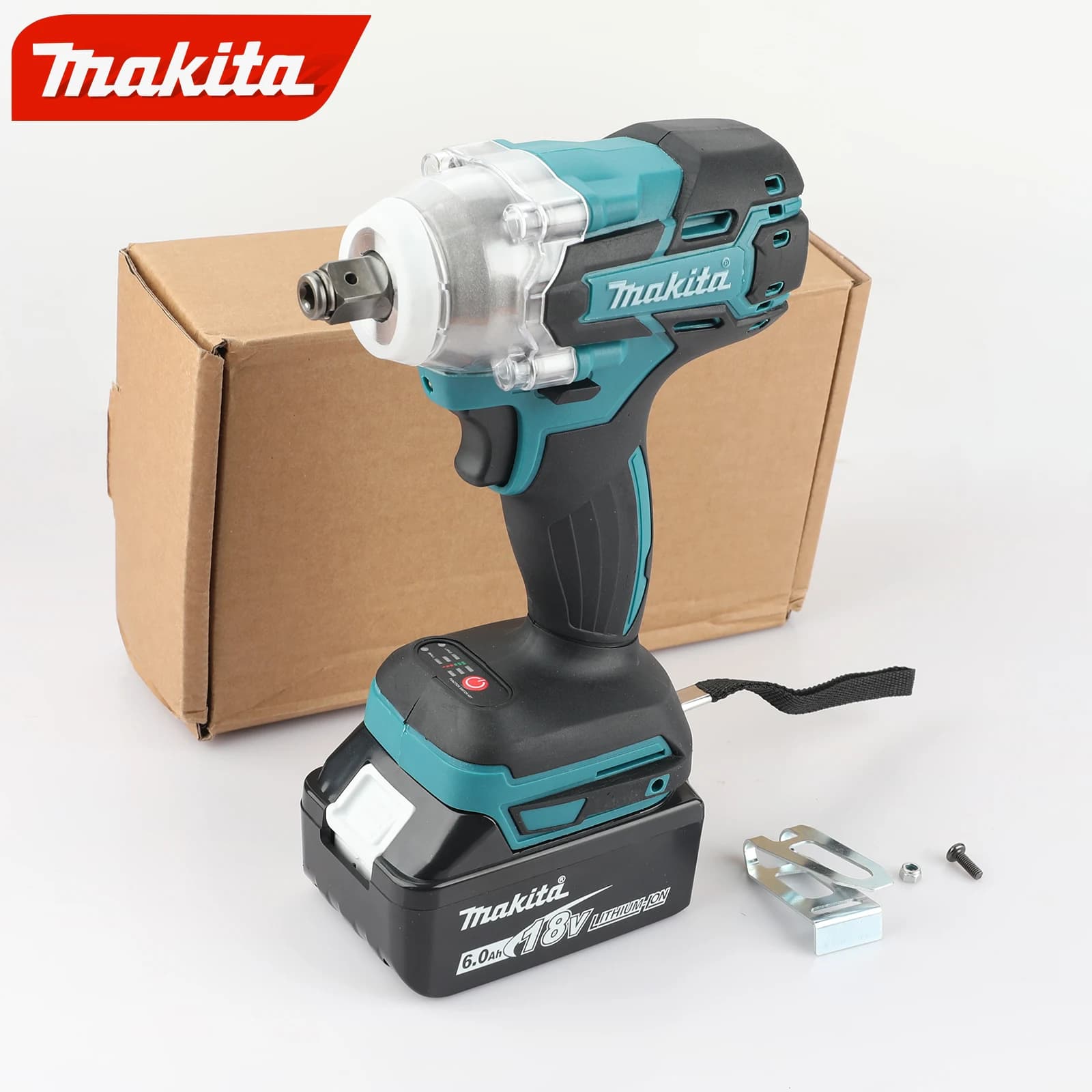 Makita DTW285 Brushless Impact Wrench | 520 Nm Torque | 18V Cordless Power Tool for Heavy-Duty Fastening - Thumbnail 2