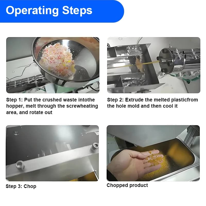 Desktop Filament Extruder | High-Efficiency Plastic Granulator for 3D Printing & Lab Use - Thumbnail 5