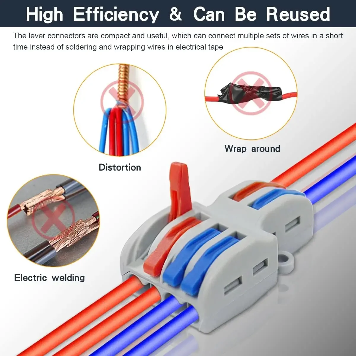 Wire Connector Kit | Parallel Junction Box | 2-5 Way Splitter for Electrical Wiring - Thumbnail 5
