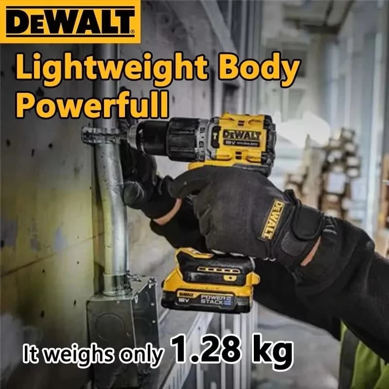 DEWALT Lithium Battery 20V Rechargeable Brushless Compact Electric Screwdriver Hand Drill Impact Drill DCD805 - Thumbnail 4