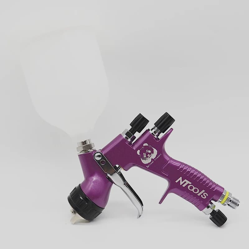 Air Spray Gun | 1.3mm & 1.8mm Nozzle | 600cc Cup for Automotive & Body Repair - Thumbnail 6