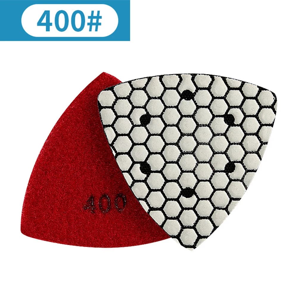 90mm Dry Polishing Pads | For Granite, Marble & Concrete | Diamond Abrasive Surface Restoration - Thumbnail 6