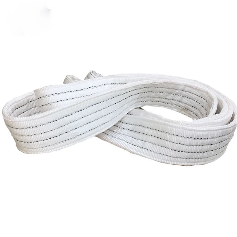 Professional-Grade 1-Ton Lifting Sling | 3M & 1M Heavy-Duty Polyester Straps | Trailer & Crane Cargo Belt - Thumbnail 3
