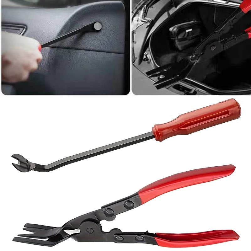 Trim Clip Removal Pliers | Headlight & Door Panel Tool | Plastic Rivet Disassembly Kit - Thumbnail 5