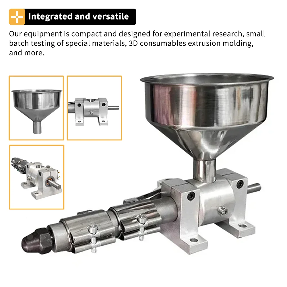 Desktop Plastic Extruder | Compact Injection Molding Machine for PP & PE | 220V Lab-Grade - Thumbnail 2