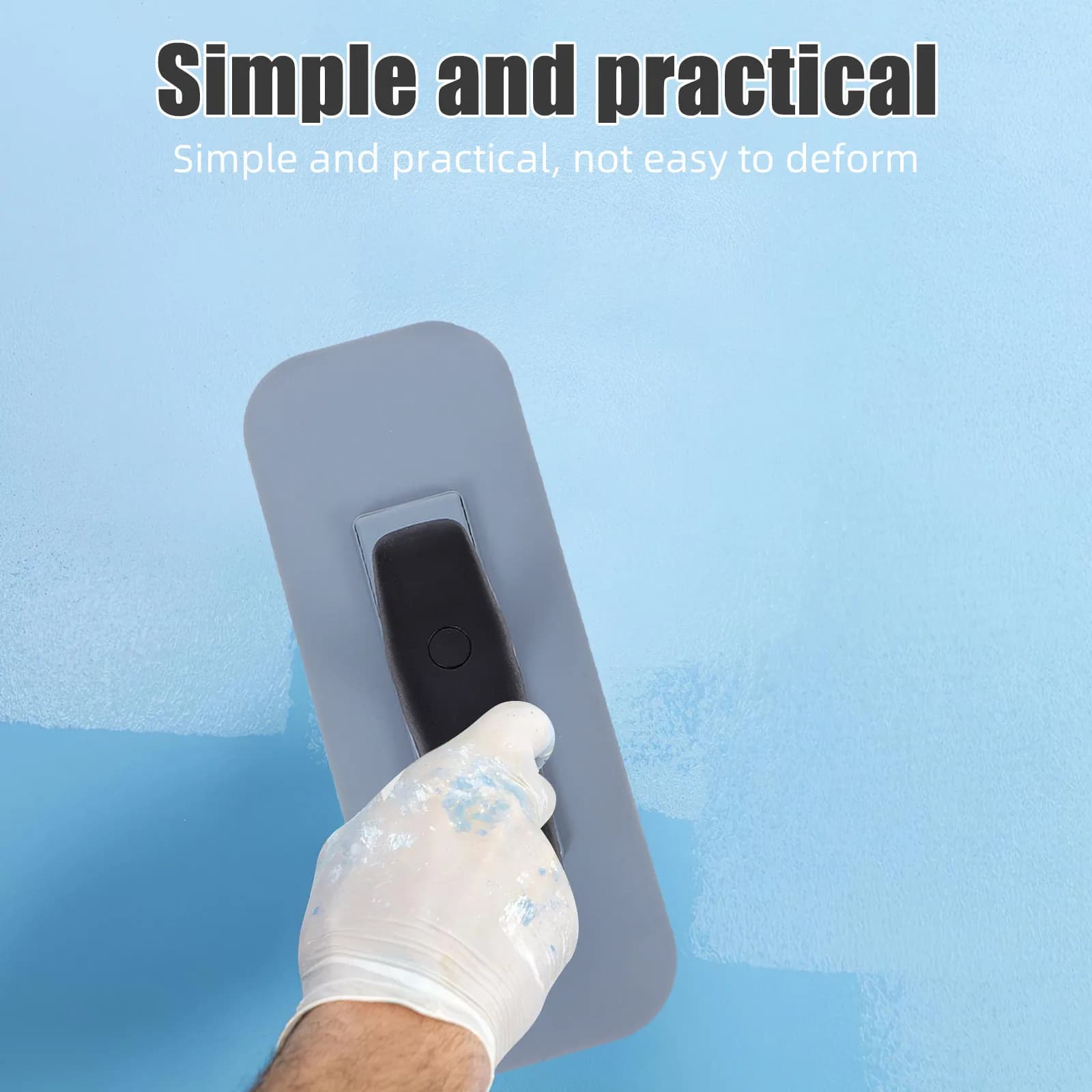 4-Inch Finishing Trowel | Ultra-Smooth Wall & Drywall Tool for Flawless Plastering - Thumbnail 4