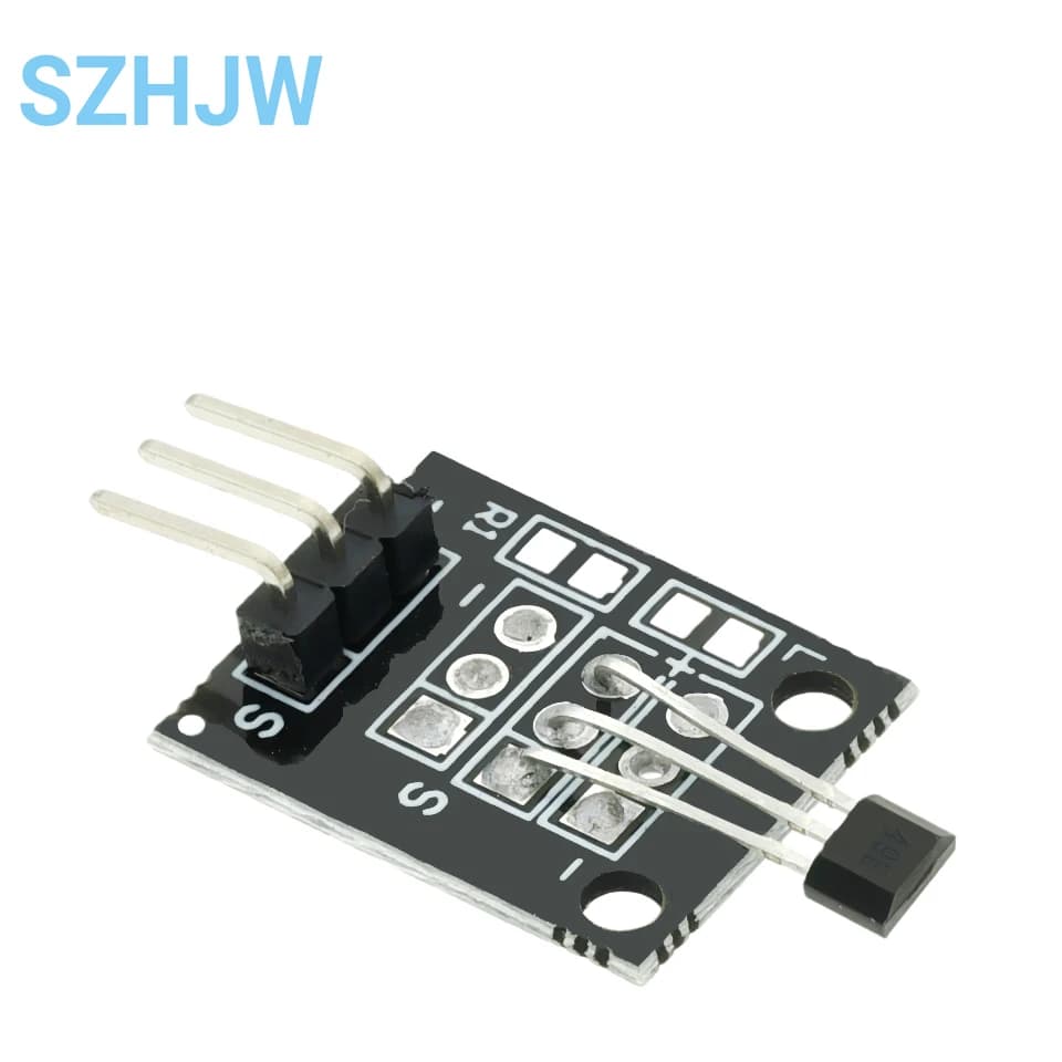 High-Sensitivity 49E Hall Effect Sensor Module | Analog Magnetic Field Detection for Arduino - Thumbnail 6