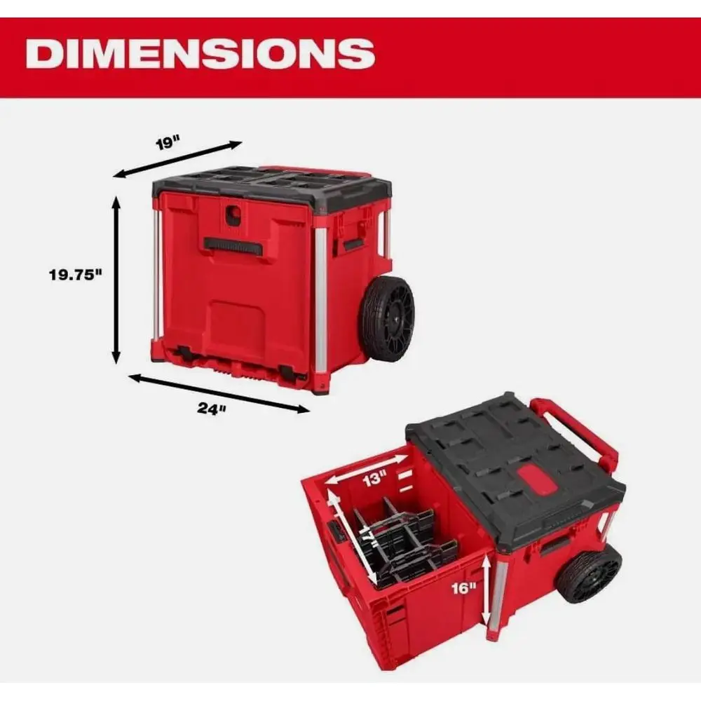Rolling Toolbox | 250-Pound Capacity | Compatible with 48-22-8420 System - Thumbnail 2