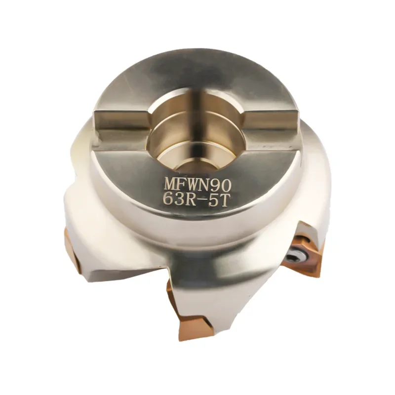 90 Degree Face Milling Cutter | Double-Sided Hexagonal Heavy Cutting Head | WNMU 0806 Insert - Thumbnail 4