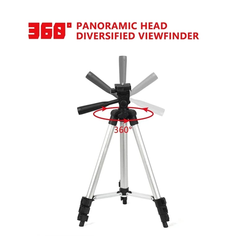 Laser Level Tripod | Height-Adjustable Bracket Stand | Integrated Leveling Adapter - Thumbnail 2