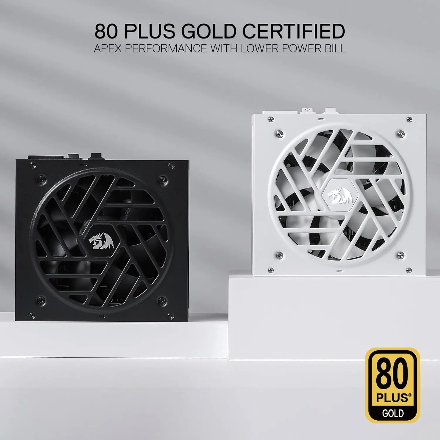 850W ATX 3.1 Power Supply | 80 Plus Gold Certified | Fully Modular & Compact 150mm Design - Thumbnail 2