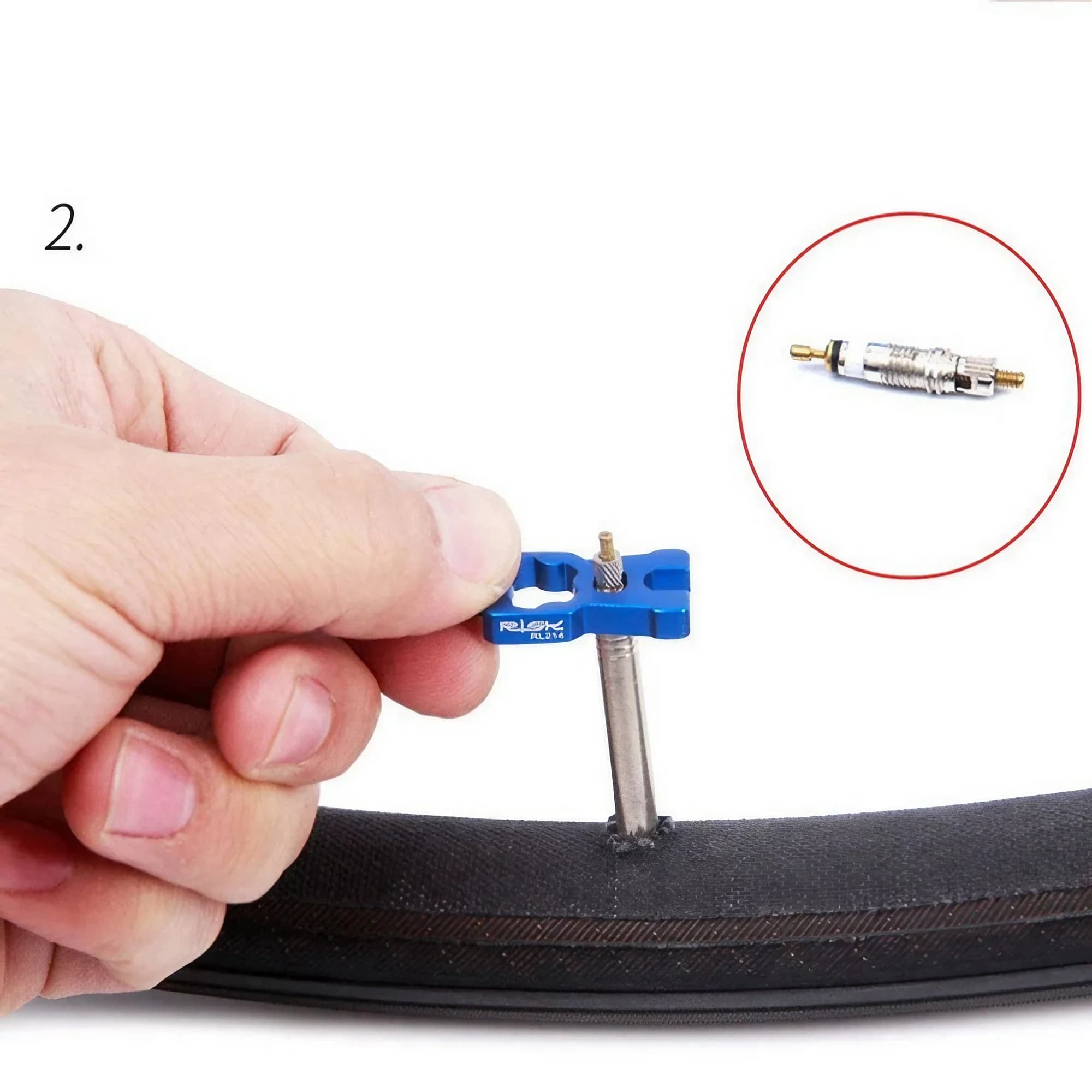 Bicycle Valve Tool Kit | 4-in-1 Repair Wrench for MTB & Road Bike Tire Maintenance - Thumbnail 3