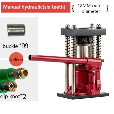 Hydraulic Hose Crimping Tool | Portable Manual Press for High-Pressure Lines - Thumbnail 2
