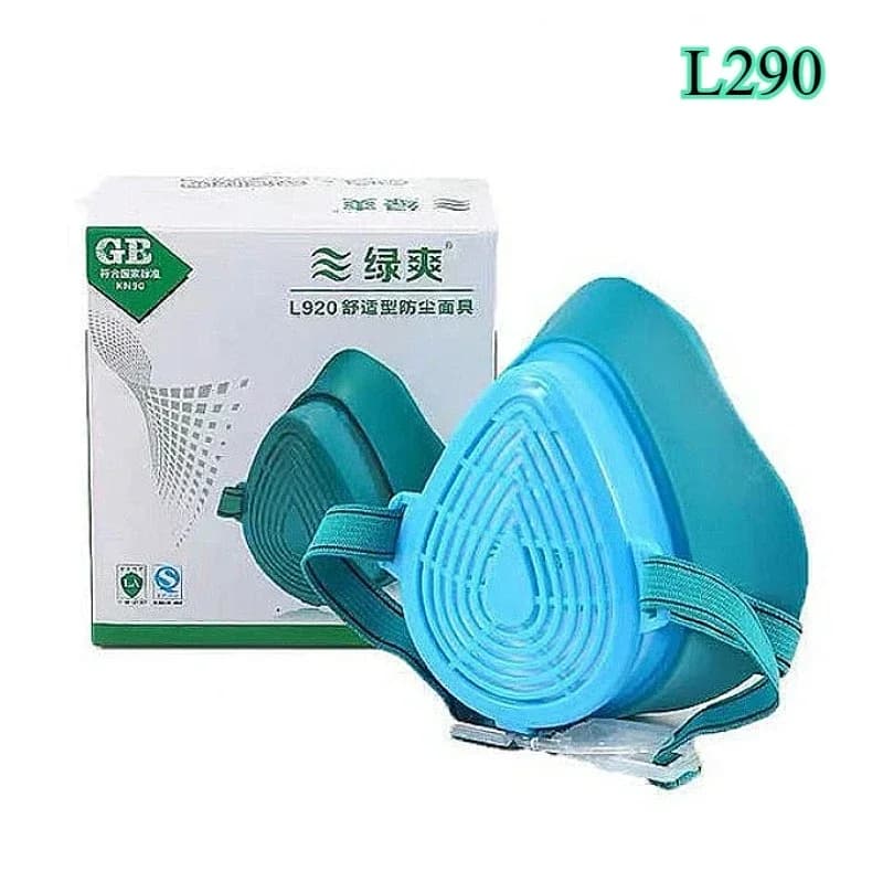 Half-Face Respirator Mask | Self-Priming Filter for Painting, Grinding & Dust Protection - Thumbnail 3