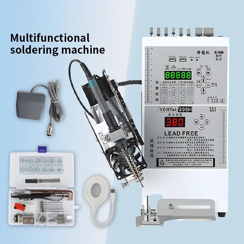 Soldering Station with Intelligent Temperature Control | USB-Powered & Pedal-Activated - Thumbnail 3
