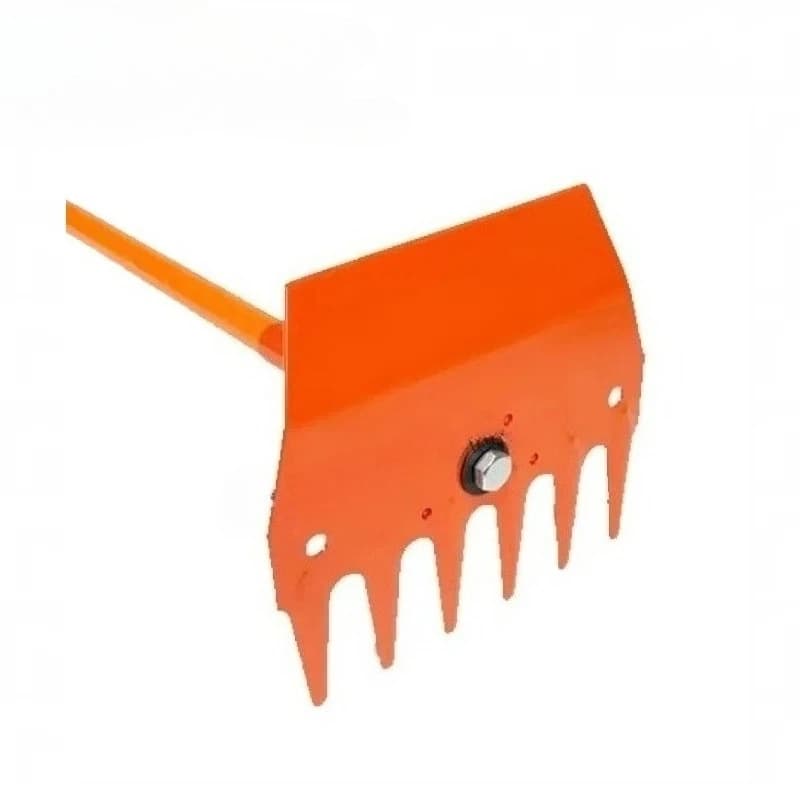 Rake Tool | 1.5m Orange Handle | High-Performance Ash & Fire Fighting Rake Hoe - Thumbnail 5