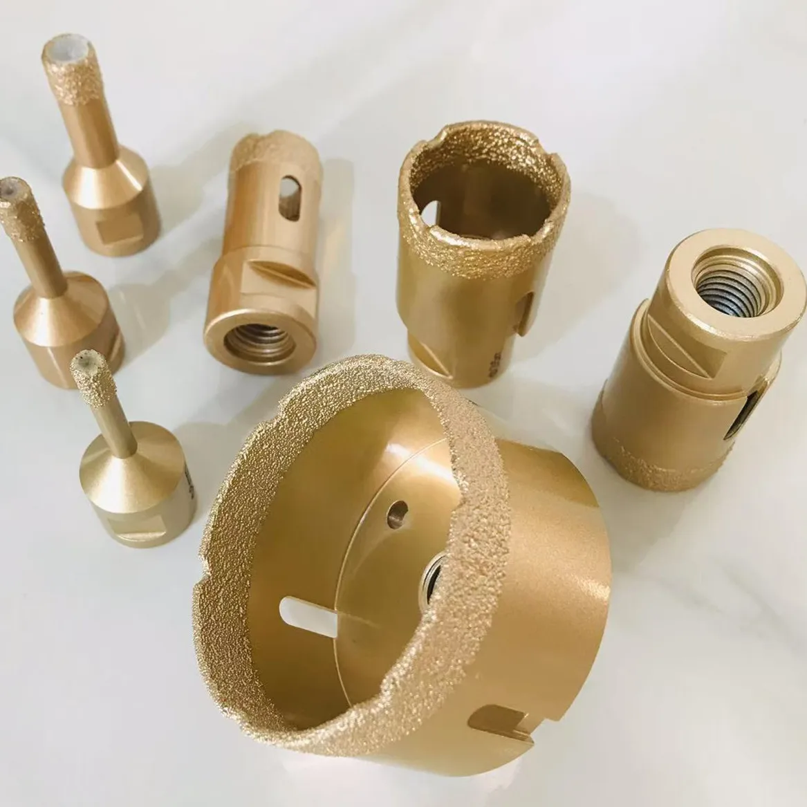 Diamond Core Drill Bit Set | 6-100mm Porcelain & Granite Tile Cutter | M14 Thread Opener - Thumbnail 2