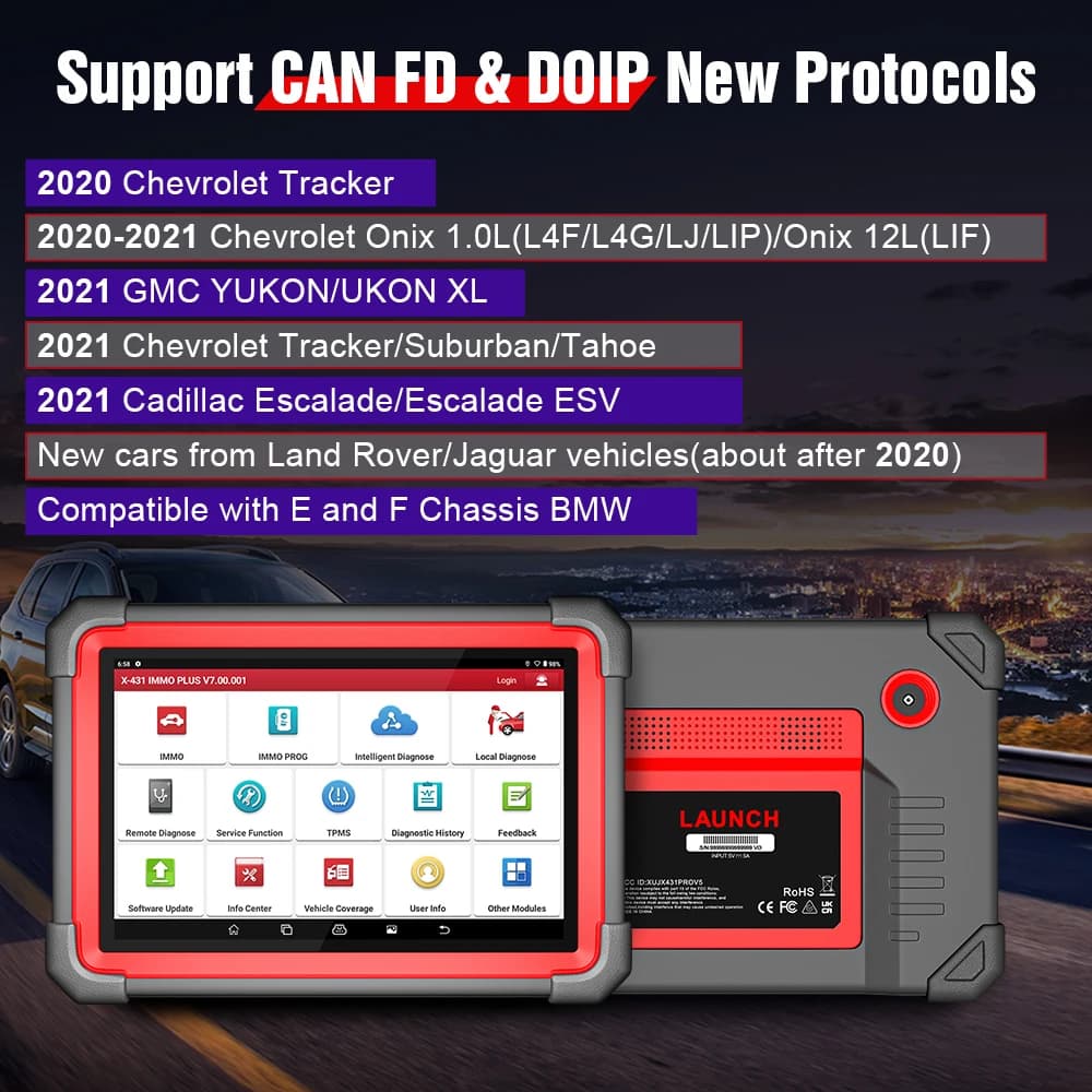 Automotive Diagnostic Tool | Key Programming & Anti-Theft System Reset | CAN FD Support - Thumbnail 4