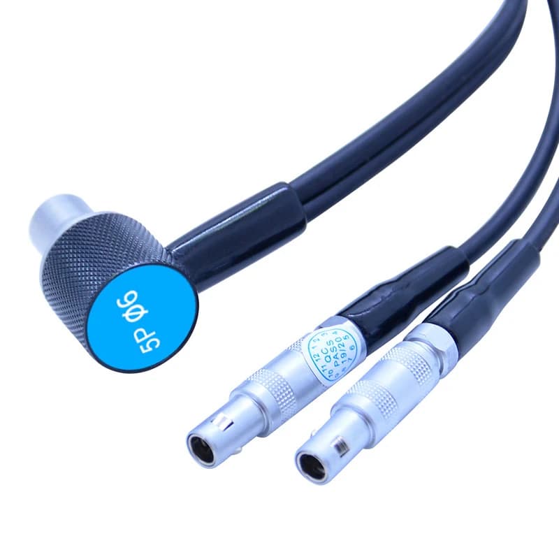 Ultrasonic Thickness Gauge Probe - 5MHz, 6mm & 10mm Diameter Transducer Cable - Thumbnail 4