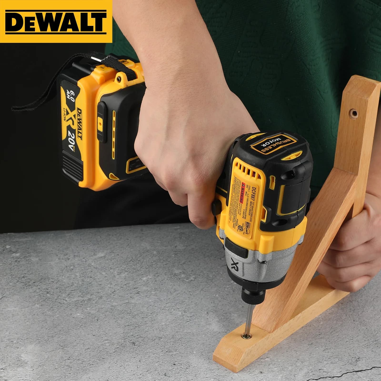 DeWalt DCF887 Brushless Impact Driver | 20V MAX Power | 205 N.m Torque for Professional Fastening - Thumbnail 3