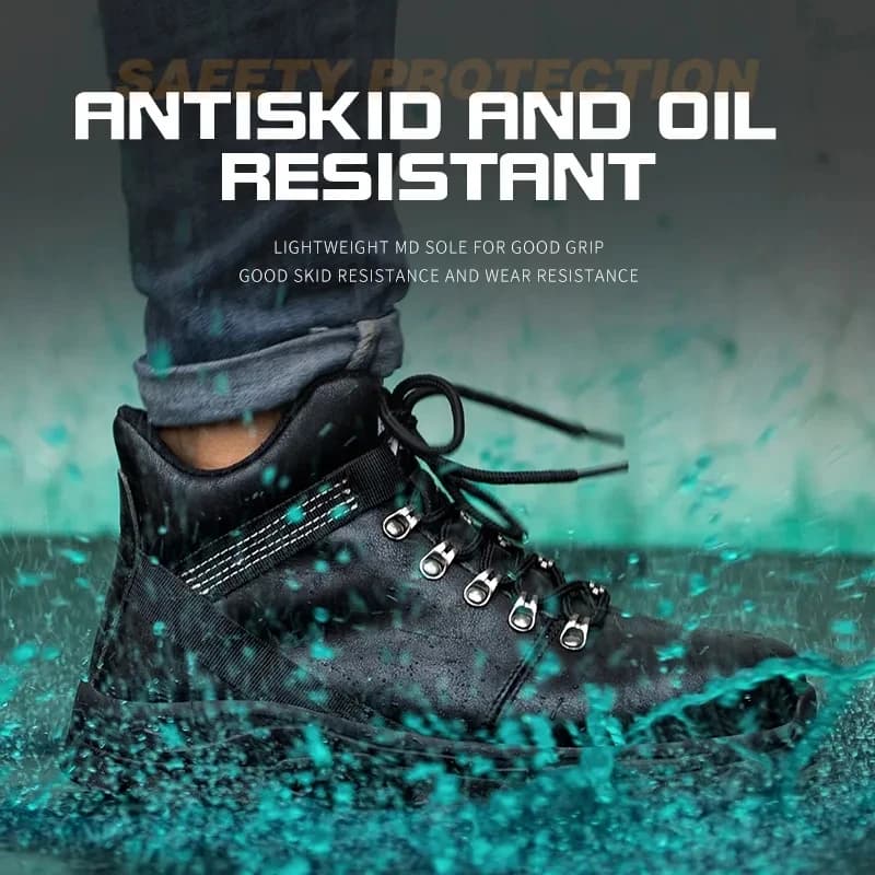 Toe Work Sneakers | Indestructible & Puncture-Proof | Men's Safety Protective Shoes - Thumbnail 4