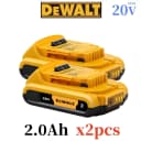 20V 2.0Ah x2pcs