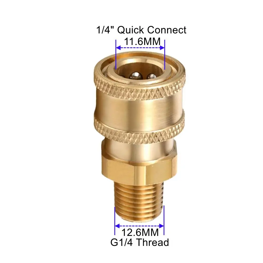 High-Pressure Washer Nozzle | 1/4 Quick-Connect | Heavy-Duty Jet Tip - Thumbnail 4