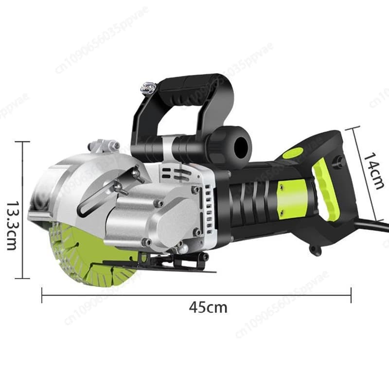 Wall Chaser | 4800W High-Power Dust-Free Concrete Cutting | Hydropower & Construction Tool - Thumbnail 5