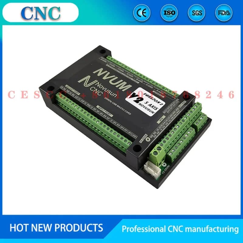 6-Axis CNC Motion Controller | Mach3-Compatible USB System | Engraving & Processing Support - Thumbnail 4
