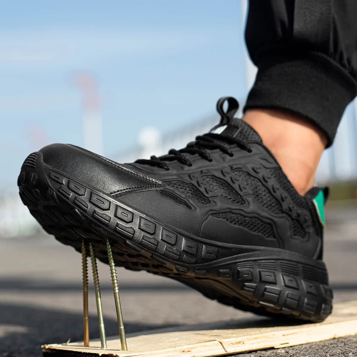 Safety Boots | Indestructible Steel Toe Design | High-Top Work Sneakers for Men - Thumbnail 2