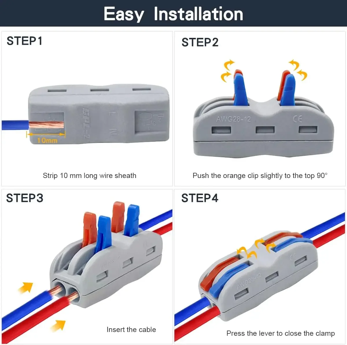 Wire Connector Kit | Parallel Junction Box | 2-5 Way Splitter for Electrical Wiring - Thumbnail 4