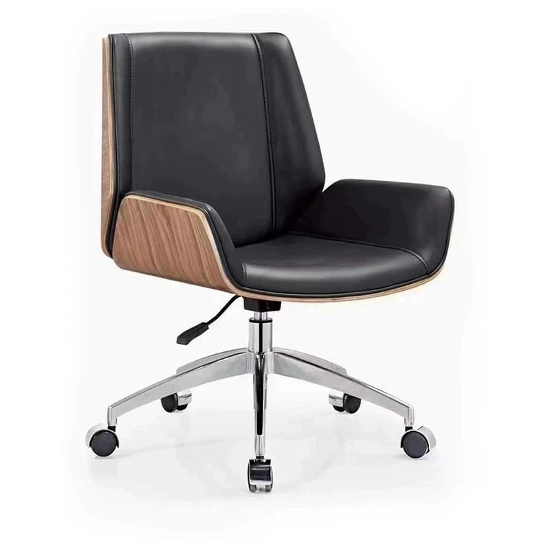 Office Chair | Comfortable Administrative Swivel Chair | Height Adjustable for Long Sitting - Thumbnail 3
