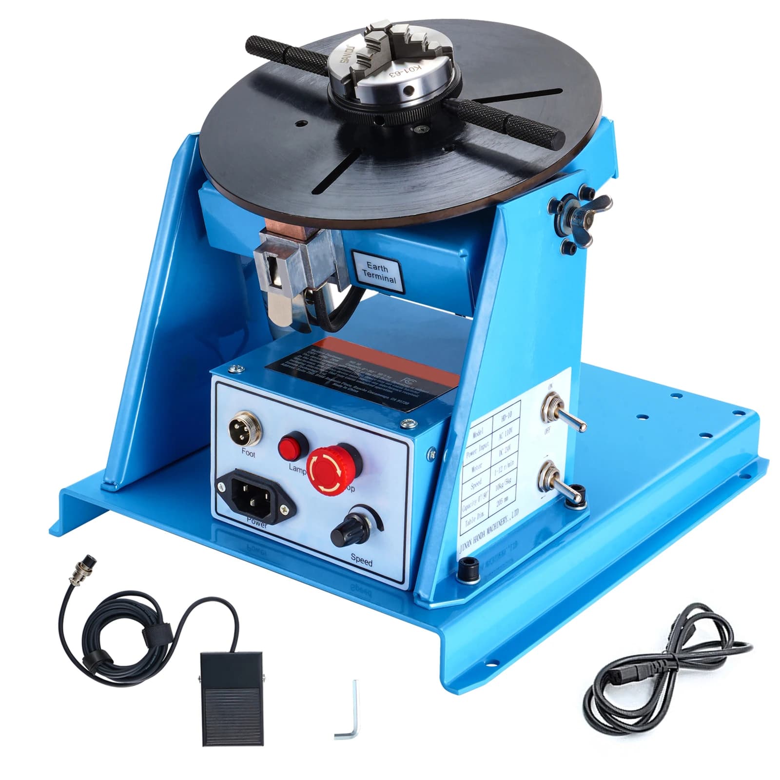 10KG Welding Positioner Turntable | Precision Rotary Table for Welding & Assembly - Thumbnail 2