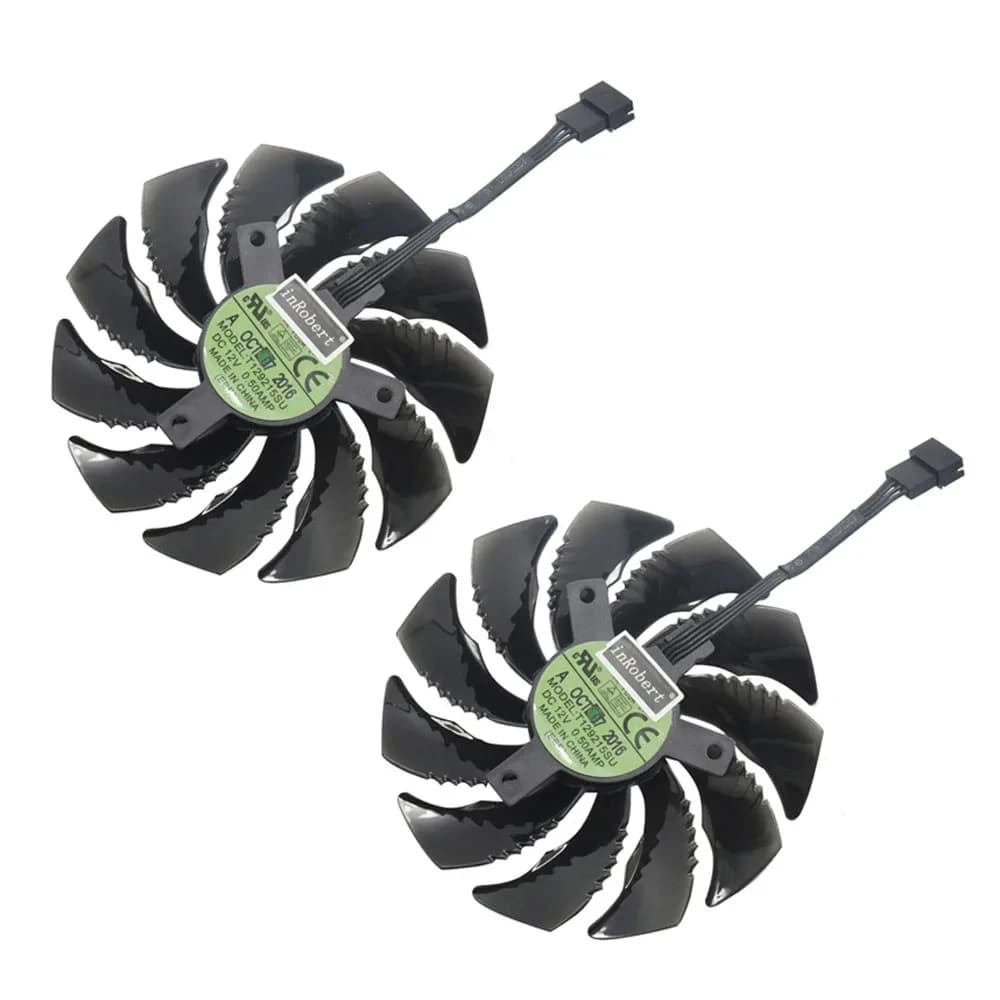 For Gigabyte GTX 1050 1060 1070 960 RX 470 480 570 580 Video Card Fan 88MM T129215SU Graphics Card Replacement Cooling Fan - Thumbnail 2
