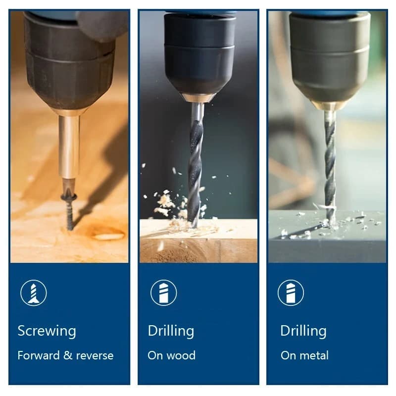 Bosch Electric Manual Drill, Electric Screwdriver, Single-speed Small Household Tool, Multifunction GBM400KL, Self-locking - Thumbnail 5