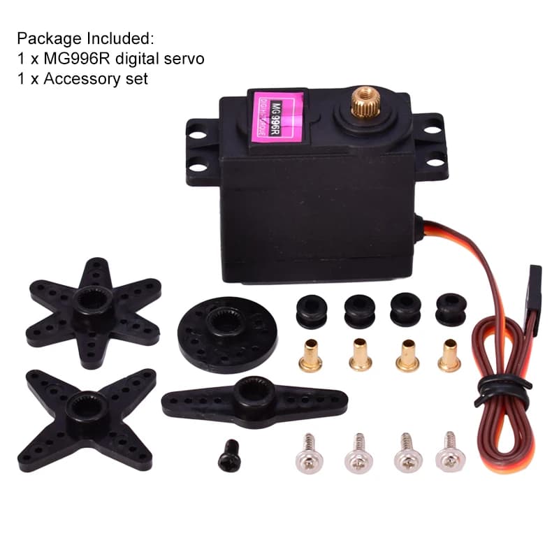Servo Motor Set | MG995 MG996R SG90 | Metal/Plastic Gear for RC Planes - Thumbnail 3