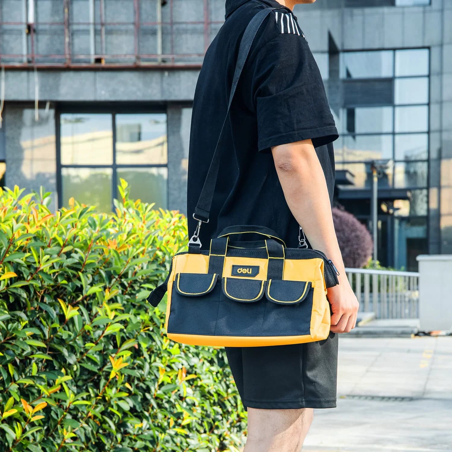 Heavy-Duty Toolbox Bag | Thickened Oxford Cloth & PP Plastic | Multifunctional Household Storage - Thumbnail 2