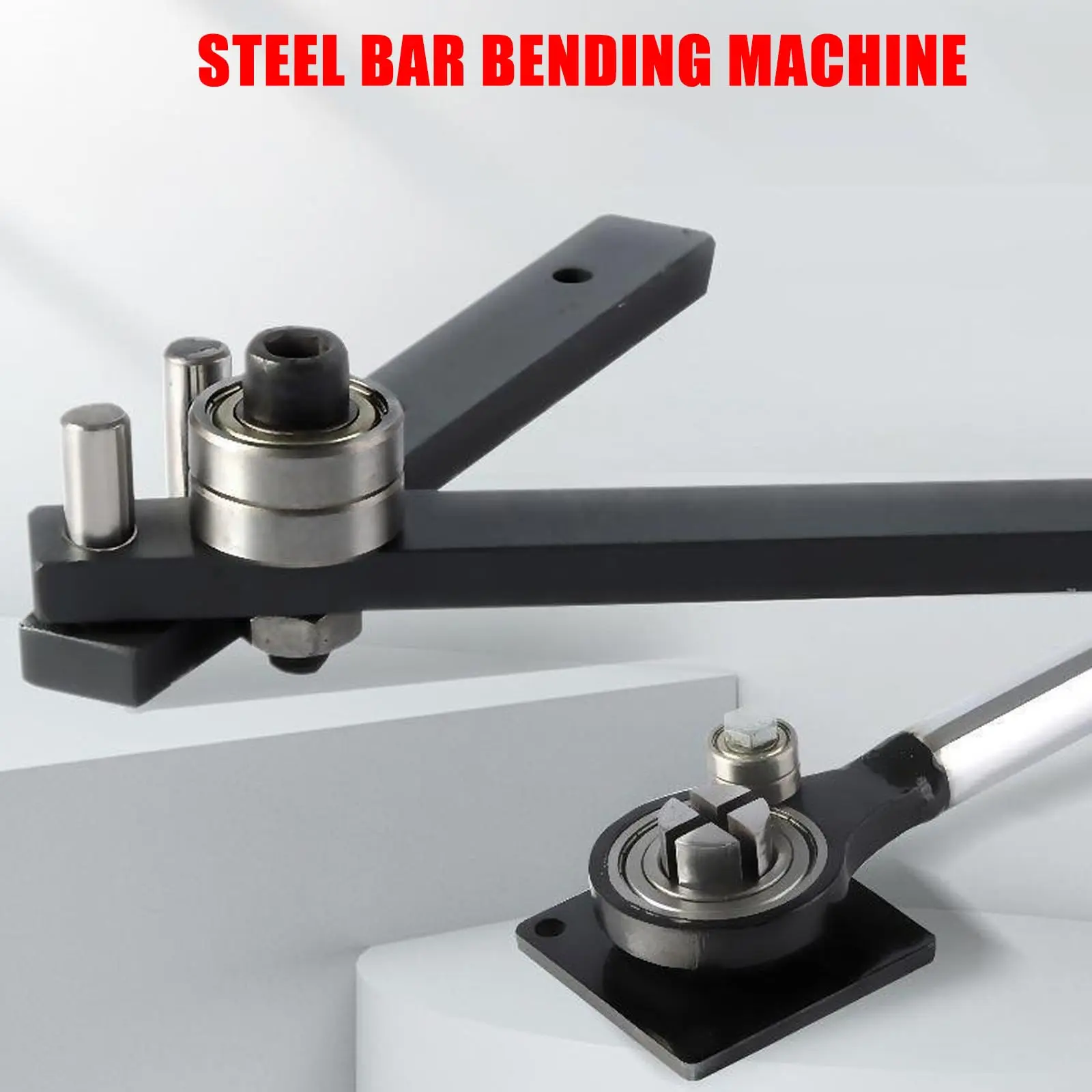 Manual Rebar Bender | Heavy-Duty Steel Bending Tool for 2-8mm Rods & Wire - Thumbnail 4