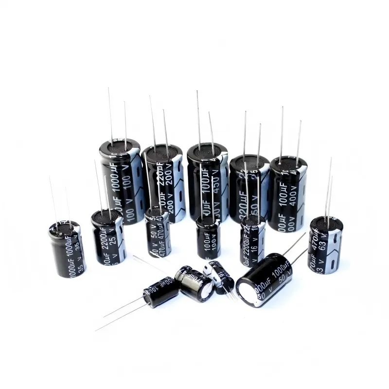 High-Capacitance Aluminum Electrolytic Capacitors | 10V-100V | 10µF-4700µF | DIP Package - Thumbnail 2