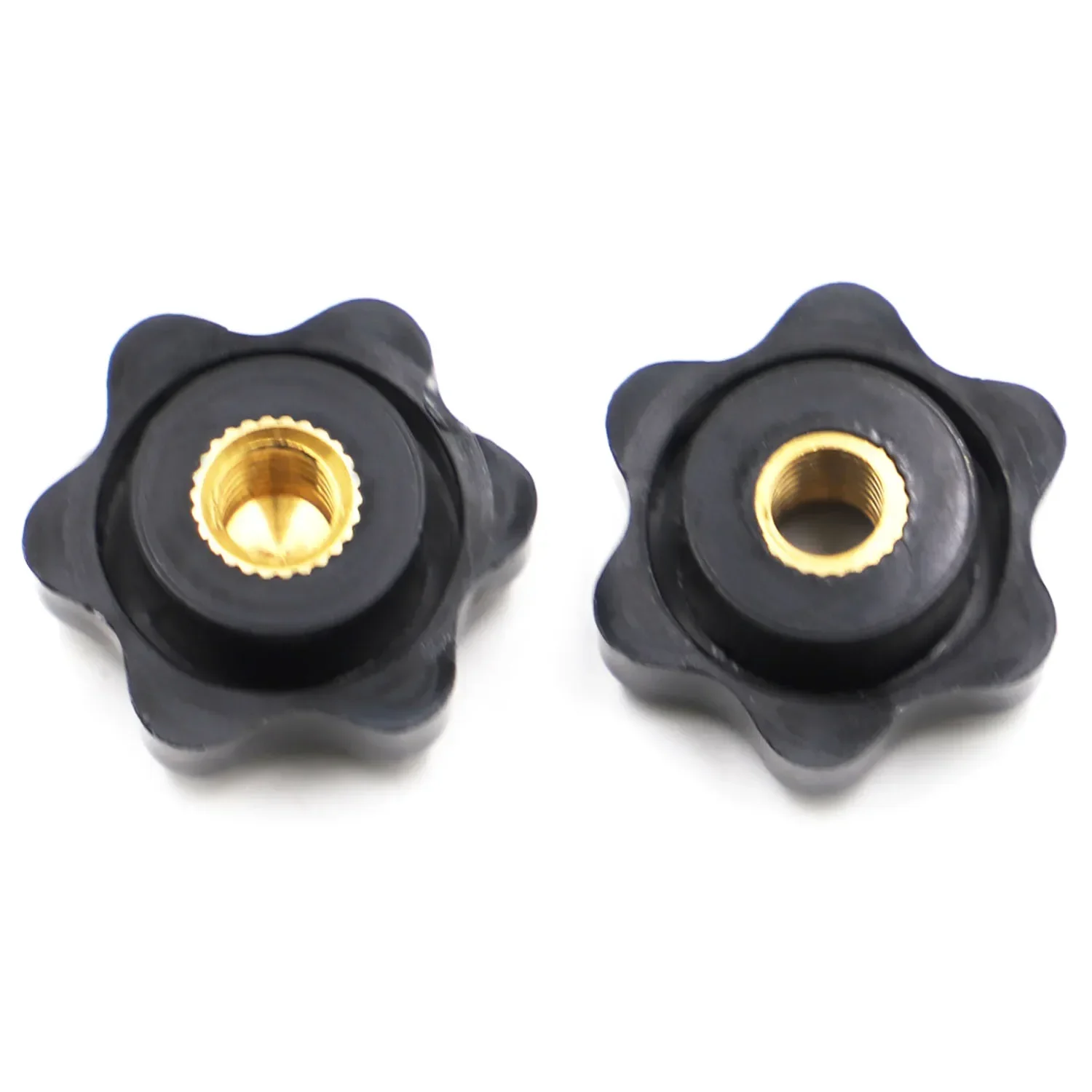 Thumb Screws & Knobs | M4-M10 Black Bakelite Hand-Tighten Nuts | Star Mechanical Clamping - Thumbnail 4
