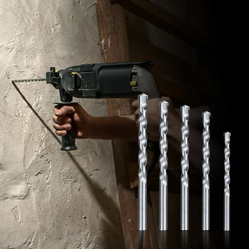 Masonry Drill Bit Set | Carbide-Tipped for Concrete, Brick & Tile | 3-10mm - Thumbnail 3