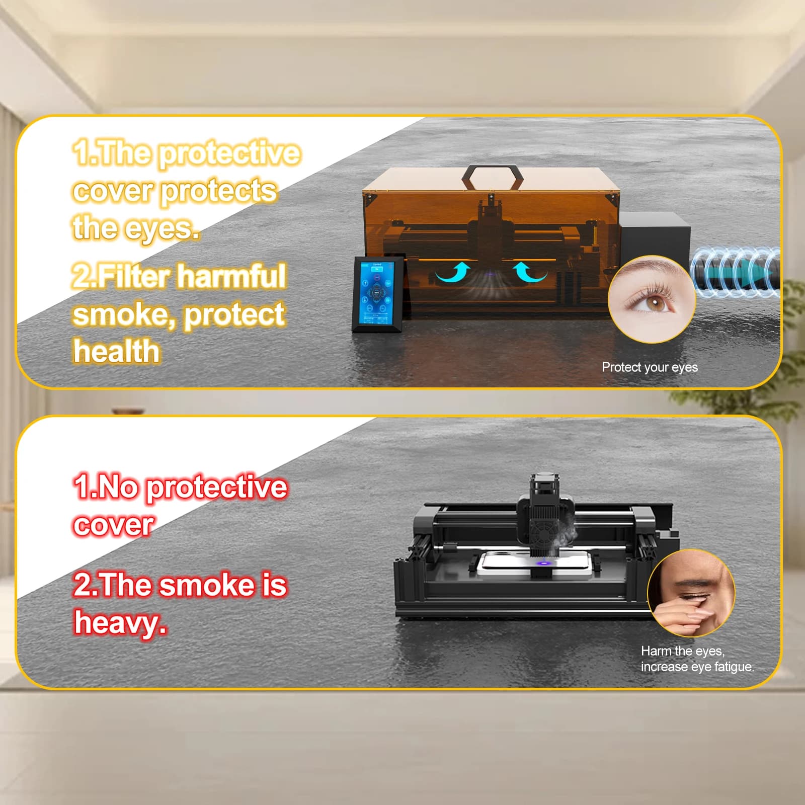 iPhone Laser Repair System | Back Glass & Camera Lens Removal Tool Kit with Air Filtration - Thumbnail 4