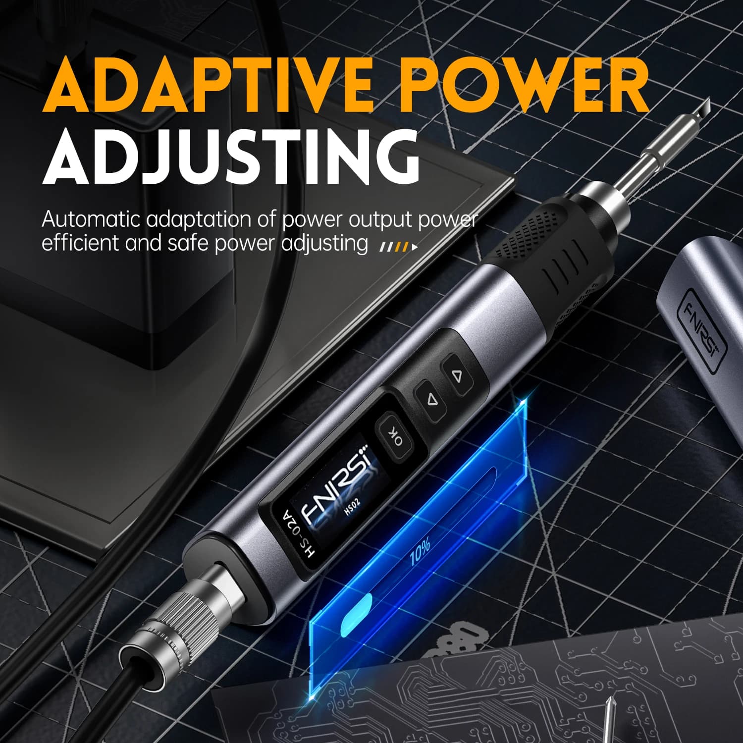 100W Smart Soldering Station | Fast-Heat, Adjustable Temperature Control | Precision Iron Kit - Thumbnail 5